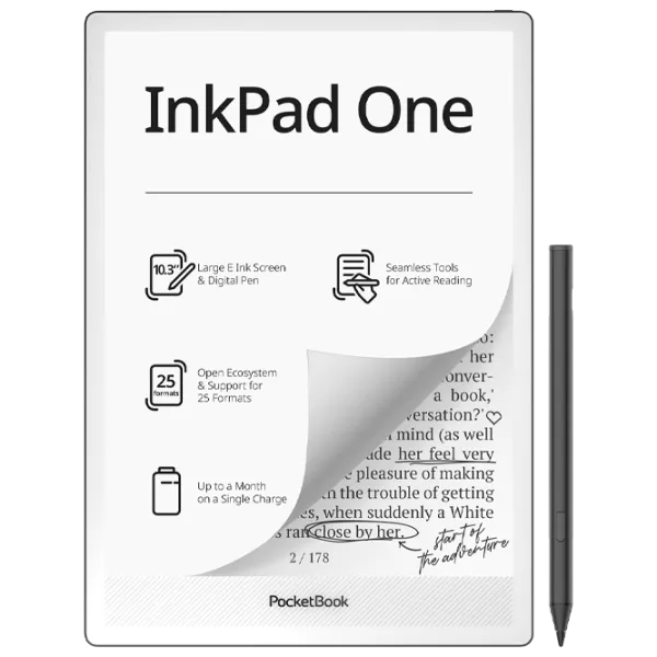 Электронная книга Pocketbook 1030 InkPad One 10.3" / E-Ink Carta / 32 ГБ / Черный photo 1