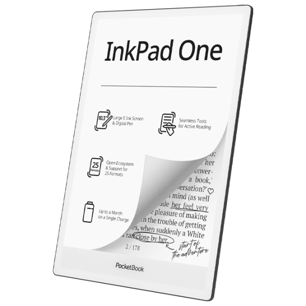Электронная книга Pocketbook 1030 InkPad One 10.3" / E-Ink Carta / 32 ГБ / Черный photo 7