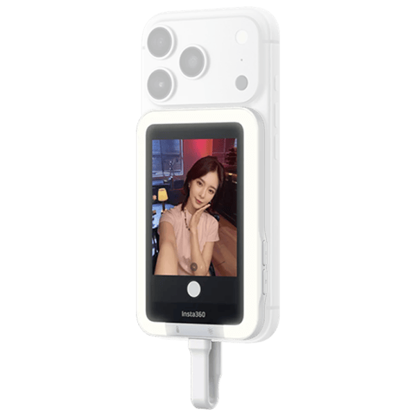 Селфи лампа Insta360 Snap Selfie Screen with LED Light USB Type C / Белый photo 2