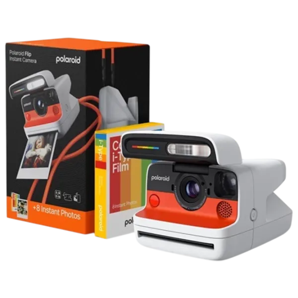 Фотоаппарат Polaroid Flip + Color Film Bundle Kit / Белый photo 1
