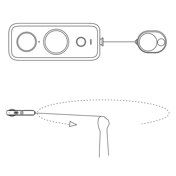Крепление Insta360 Bullet Time Cord Черный photo 6