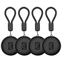 Smart Tracker Cellularline Tracy TAG iOS 4Pack Black