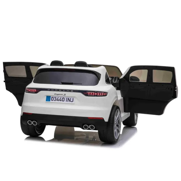 Электромобиль Porsche Cayenne S Jiajia JJ2128/2 8 км/ч / 30 кг / 3+ / Белый photo 5