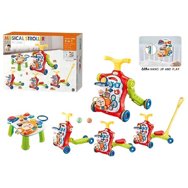 Ходунки Richi Musical Stroller (345006) / Красный photo 1