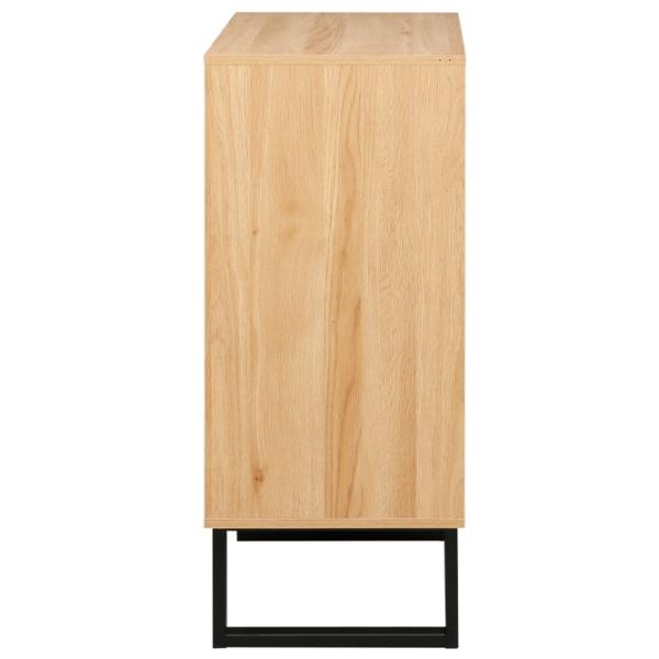 Comodă DecoPrim Calvin 95 x 80 x 40 / PAL / Black photo 2