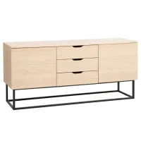 Comodă DecoPrim Vermont 75 x 160 x 45 / PAL / Stejar