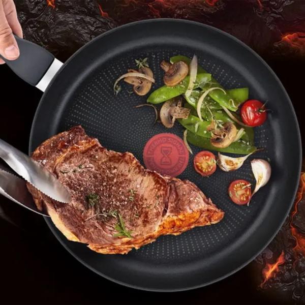 Сковорода Tefal Hard Titanium Pro G2881932 Вок / 28 см / Черный photo 6