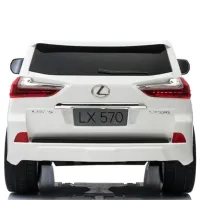 Электромобиль Lexus 570 Dake LX570/2 8 км/ч / 35 кг / 3+ / Белый photo 5