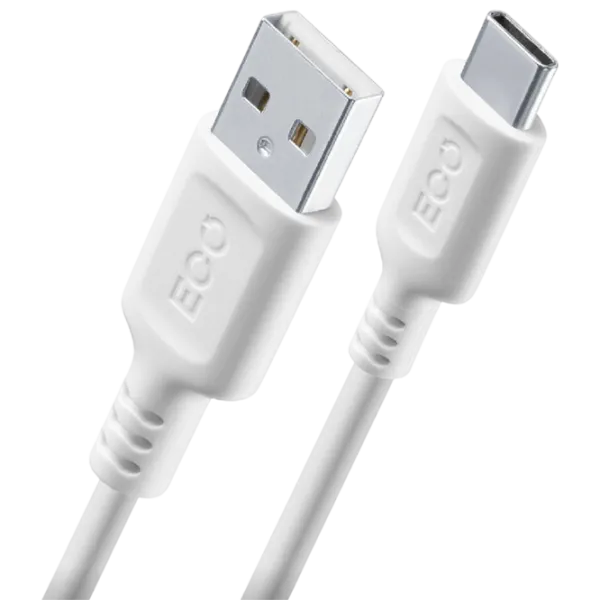 Кабель для телефона Become 1M Cellularline USB Type-C + USB Type-C 1.2 м / Белый photo 1