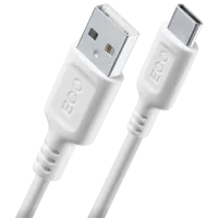 Кабель для телефона Become 1M Cellularline USB Type-C + USB Type-C 1.2 м / Белый