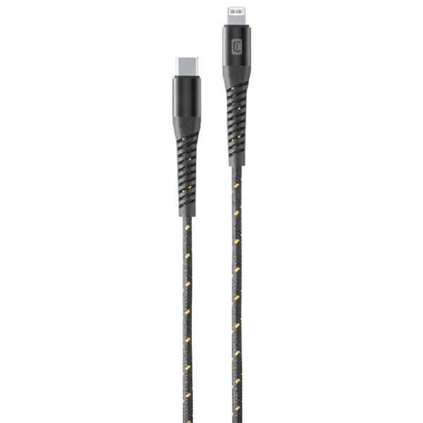 Кабель для телефона Strong MFI Cellularline USB Type-C + Lightning 2 м / Черный photo 1