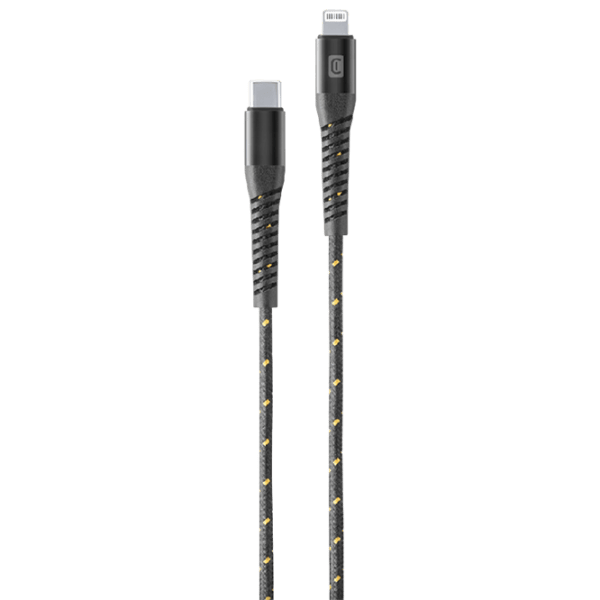 Кабель для телефона Strong MFI Cellularline USB Type-C + Lightning 2 м / Черный photo 1