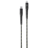 Кабель для телефона Strong MFI Cellularline USB Type-C + Lightning 2 м / Черный
