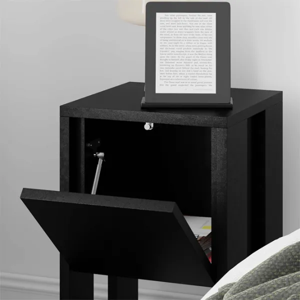 Тумбочки Showdeko EMA 55 x 30 x 30см / МДФ / Black Bute photo 4