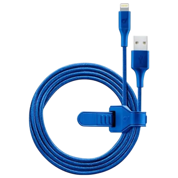 Кабель для телефона Strip MFI Cellularline USB + Lightning 1 м / Синий photo 1