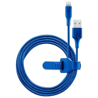 Кабель для телефона Strip MFI Cellularline USB + Lightning 1 м / Синий