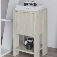 Noptiere Showdeko EMA 55 x 30 x 30 / MDF / Travertine photo 3