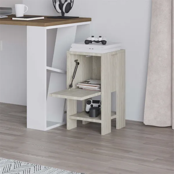 Тумбочки Showdeko EMA 55 x 30 x 30см / МДФ / Travertine photo 7