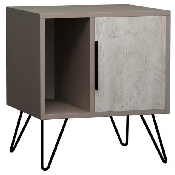 Тумбочки Decortie GLYNN  60 x 50 x 42см / ДСП меламин / Светлый мокко photo 1