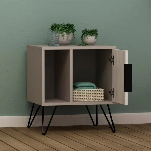 Тумбочки Decortie GLYNN  60 x 50 x 42см / ДСП меламин / Светлый мокко photo 3
