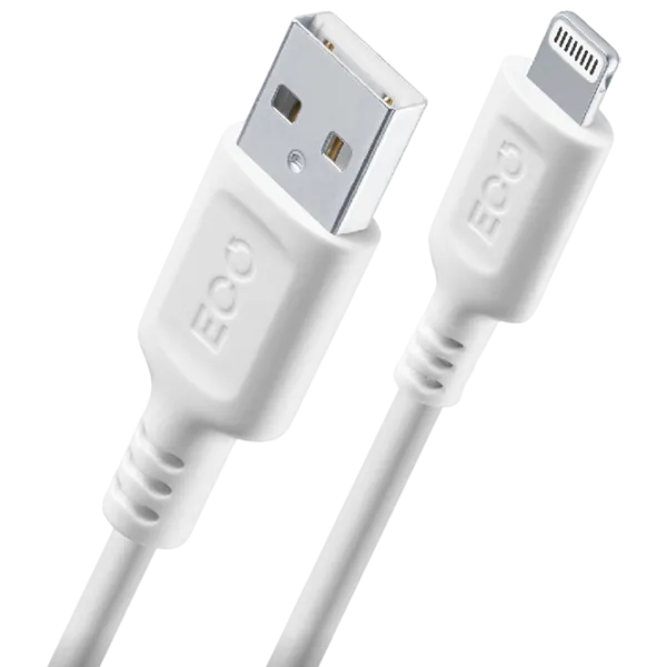 Кабель для телефона Become MFI Cellularline USB + Lightning 1 м / Белый photo 1