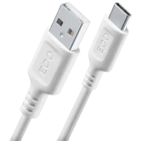 Кабель для телефона Become Cellularline USB + USB Type-C 1.2 м / Бежевый