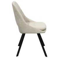 Scaun de bucătărie DecoPrim Isla Stofă/ Beige Black photo 4