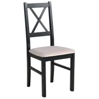Scaun de bucătărie Drewmix Nilo 10 Stofă/ Black White