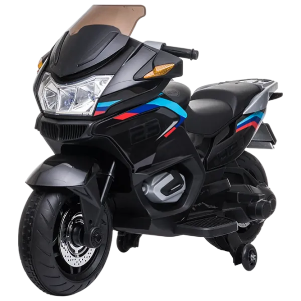 Motocicletă pentru copii Little Star MX609/2 30 kg / 3+ / 5 km/h / Black photo 1