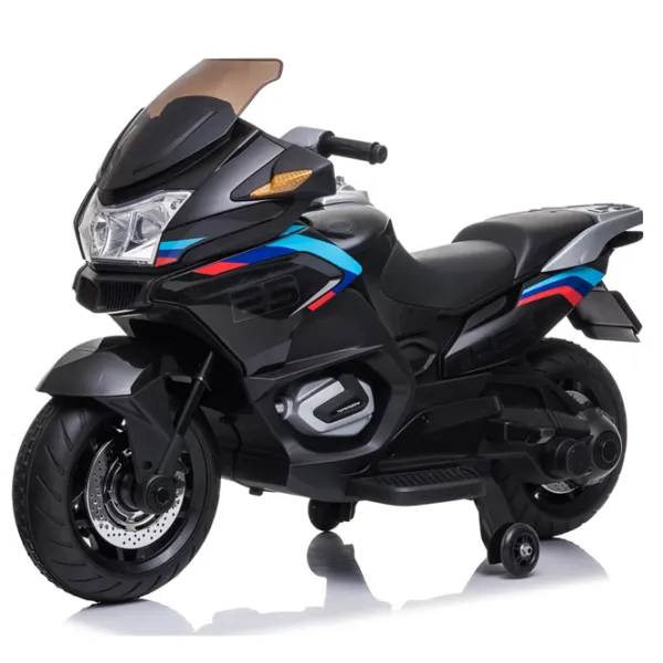Motocicletă pentru copii Little Star MX609/2 30 kg / 3+ / 5 km/h / Black photo 2