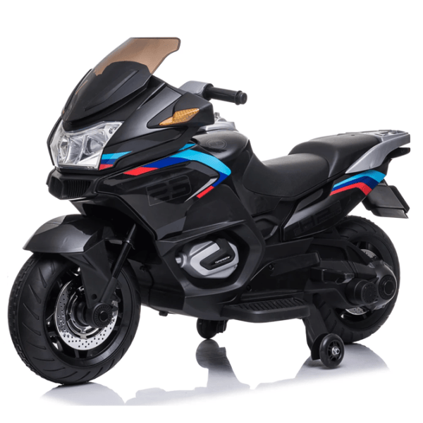 Motocicletă pentru copii Little Star MX609/2 30 kg / 3+ / 5 km/h / Black photo 2