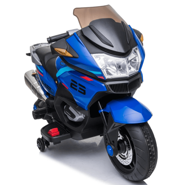 Motocicletă pentru copii Little Star MX609/4 30 kg / 3+ / 5 km/h / Blue photo 3