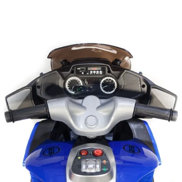 Motocicletă pentru copii Little Star MX609/4 30 kg / 3+ / 5 km/h / Blue photo 8