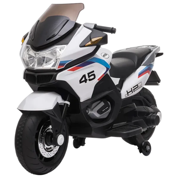Motocicletă pentru copii Little Star MX609/5 30 kg / 3+ / 5 km/h / White photo 1