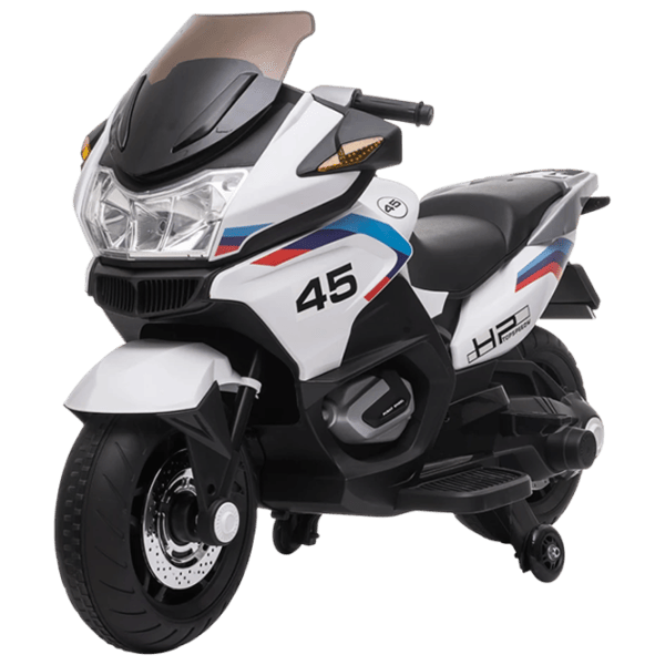 Motocicletă pentru copii Little Star MX609/5 30 kg / 3+ / 5 km/h / White photo 1