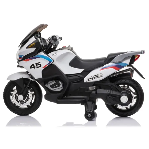 Motocicletă pentru copii Little Star MX609/5 30 kg / 3+ / 5 km/h / White photo 3