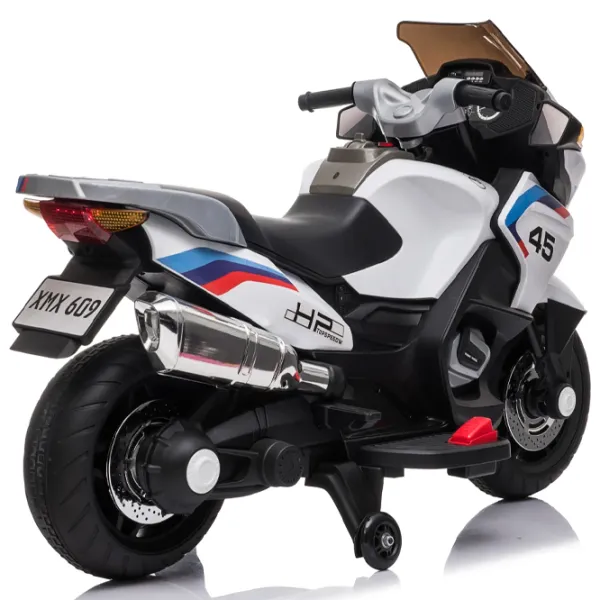 Motocicletă pentru copii Little Star MX609/5 30 kg / 3+ / 5 km/h / White photo 6