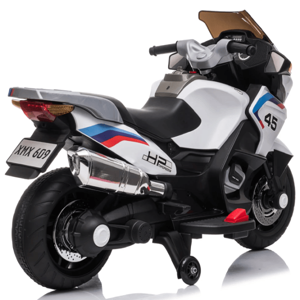 Motocicletă pentru copii Little Star MX609/5 30 kg / 3+ / 5 km/h / White photo 6