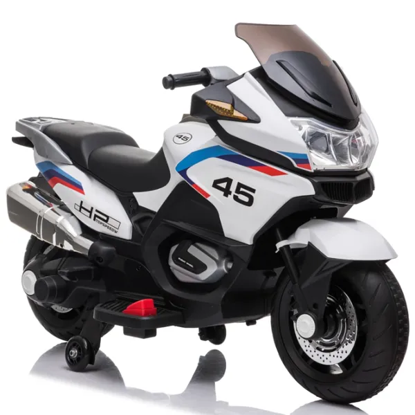 Motocicletă pentru copii Little Star MX609/5 30 kg / 3+ / 5 km/h / White photo 7