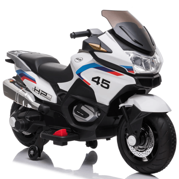 Motocicletă pentru copii Little Star MX609/5 30 kg / 3+ / 5 km/h / White photo 7