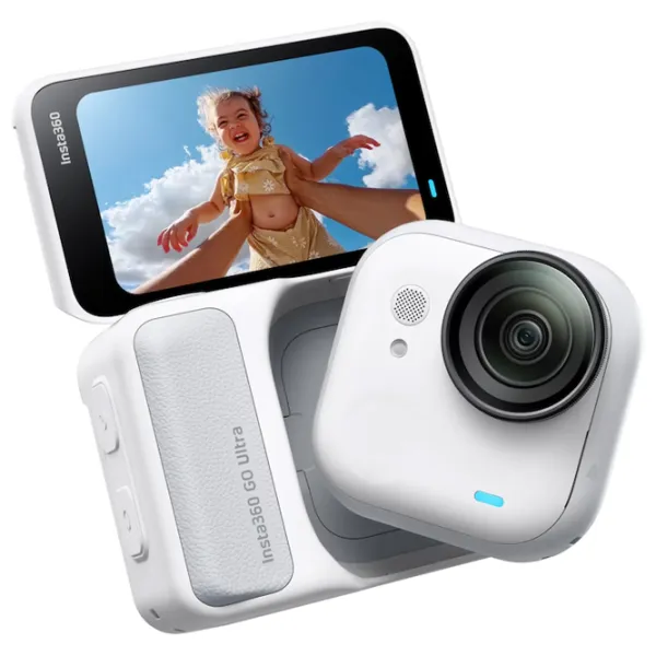 Cameră action Insta360 GO Ultra Creator Bundle 50 MP / 1450 mAh / Arctic White photo 5