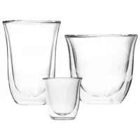 Set de pahare DeLonghi DLSC302 0.33l / Sticlă / Transparent photo 4