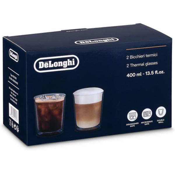 Набор стаканов DeLonghi DLSC318 0.4л / Боросиликатное стекло / Прозрачный photo 6