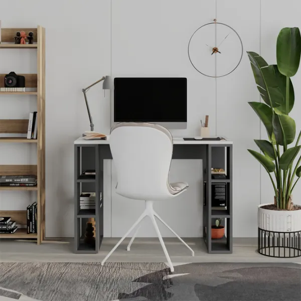 Офисный стол Deco Colmar ДСП/ Белый Антрацит photo 7