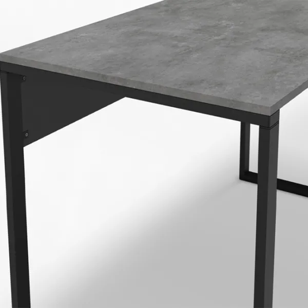 Офисный стол Decortie Inna Меламиновая ДСП/ Retro Grey Black Bute photo 3