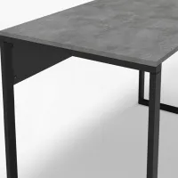 Офисный стол Decortie Inna Меламиновая ДСП/ Retro Grey Black Bute photo 3