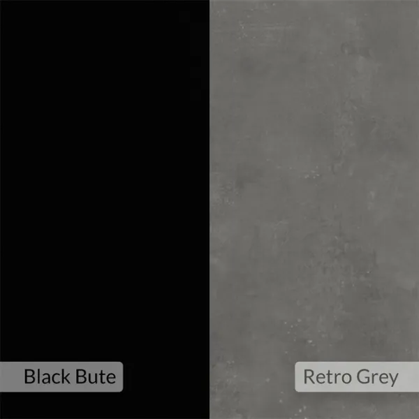 Офисный стол Decortie Inna Меламиновая ДСП/ Retro Grey Black Bute photo 6