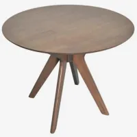 Masă de bucătărie fixă Evelin Raffless Round MDF/ Antique Grey photo 2