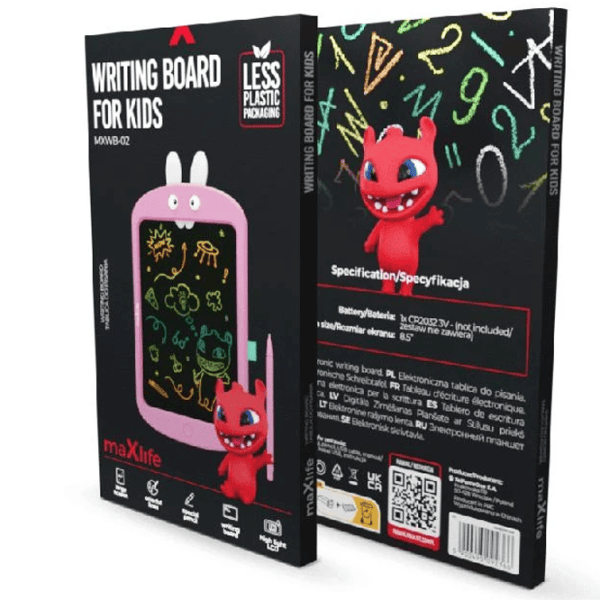 Графический планшет Maxlife Writing Board MXWB-02  / Черный Розовый photo 5