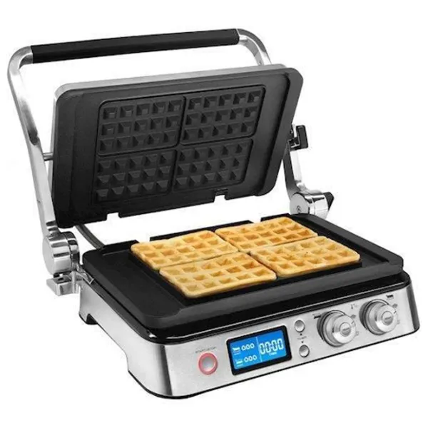  Пластина для гриля DeLonghi DLSK151 Нержавеющая сталь / Черный photo 2